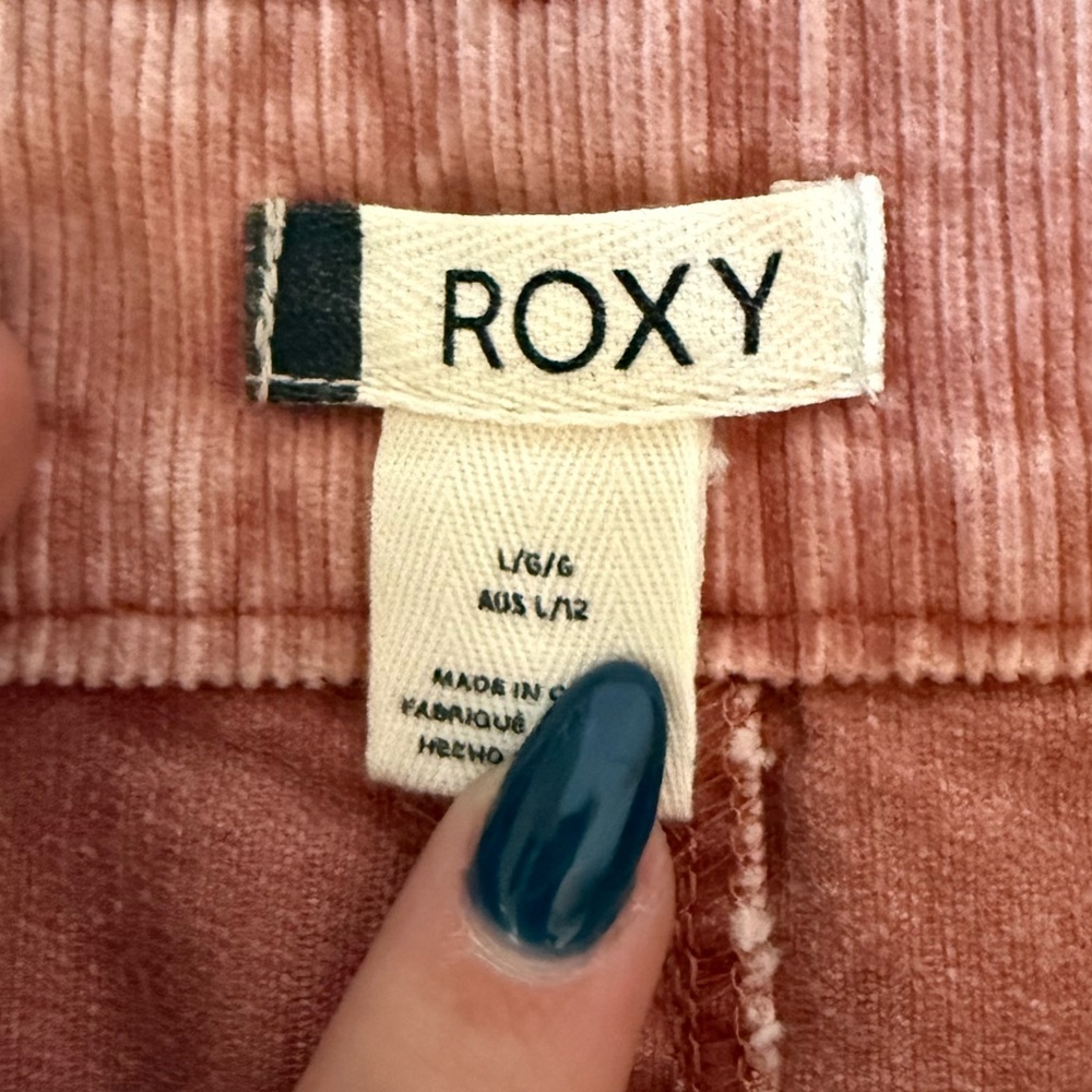 Roxy button down corduroy skirt pink - Picture 5 of 8